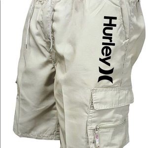 Men’s Hurley Casual Jogging Shorts Beige, XL